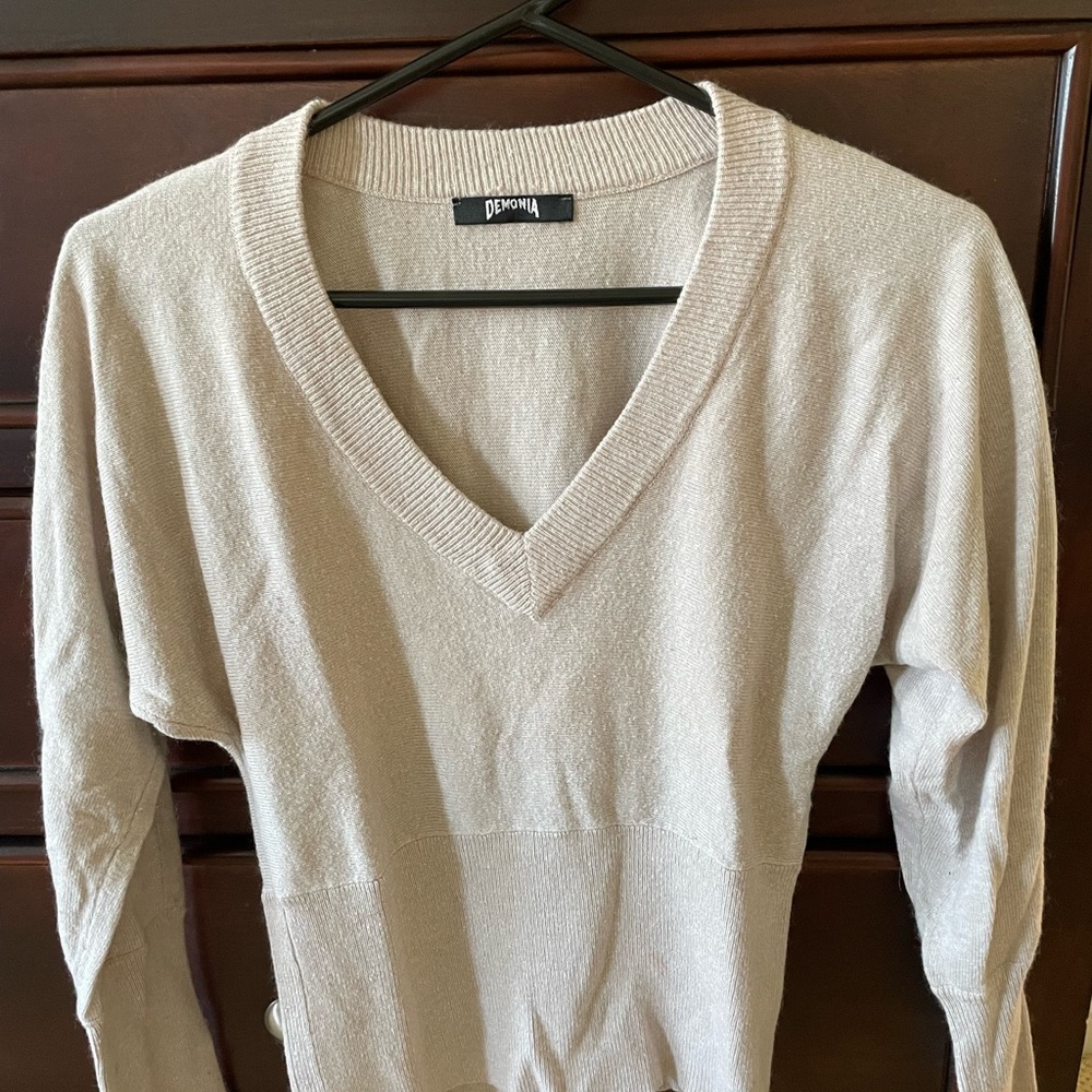 Demonia Italy Angora Cashmere Blend Sweater